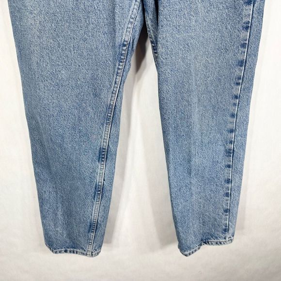 VTG Tommy Hilfiger Jeans Size 30x30 Straight Leg 90s Spell Out Big Flag Blue 223 - Picture 6 of 9